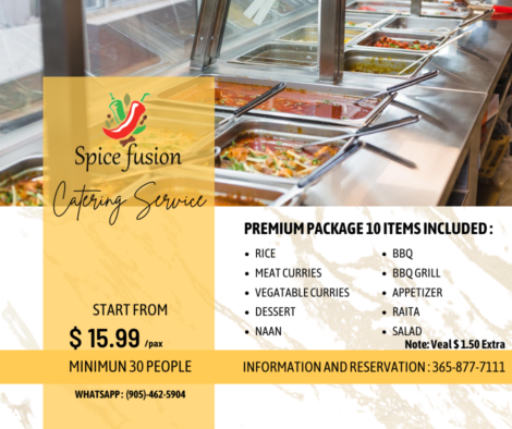 PREMIUM PACKAGE 10 ITEMS ($1.50 pp extra for per veal items)
